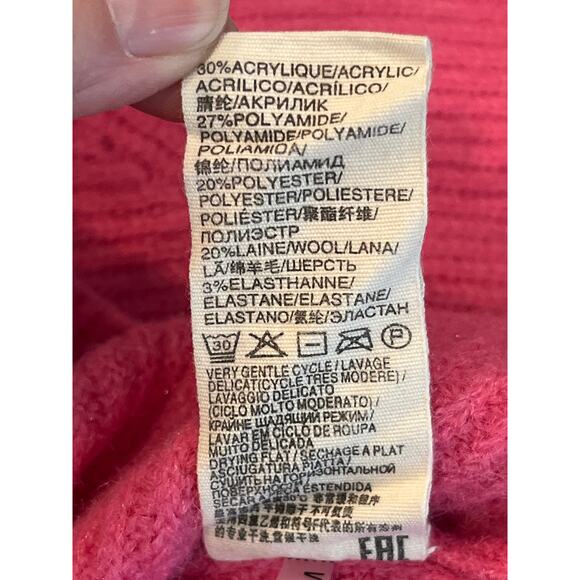 Suncoo Paris Pink Wool Blend Sweater Size T1 Small - Picture 5 of 7